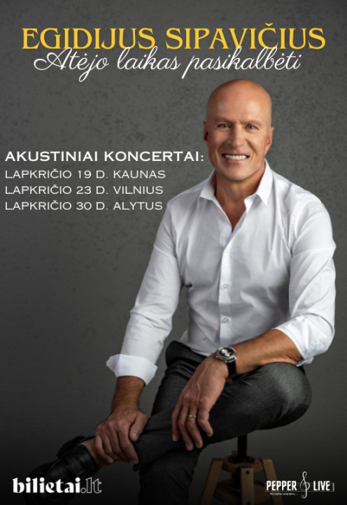 Egidijus Sipavičius | akustinis koncertas