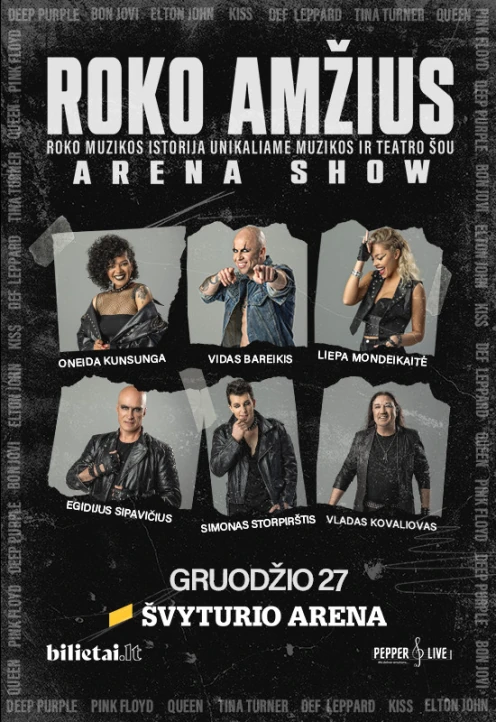 ROKO AMŽIUS: ARENA SHOW | Klaipėda - 27.12.2024 - Klaipėdos Švyturio ...