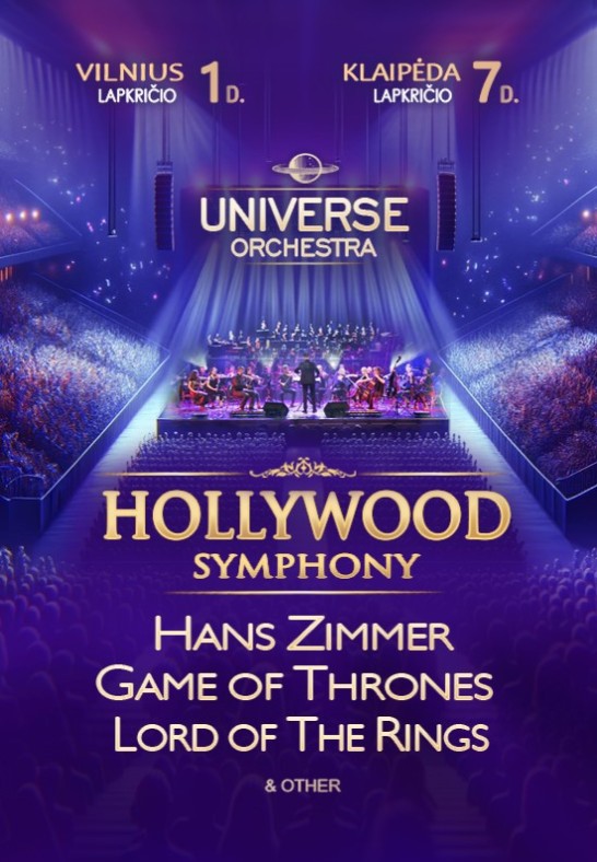 (Klaipėda) Hollywood Symphony | The Best Hits | Universe Orchestra