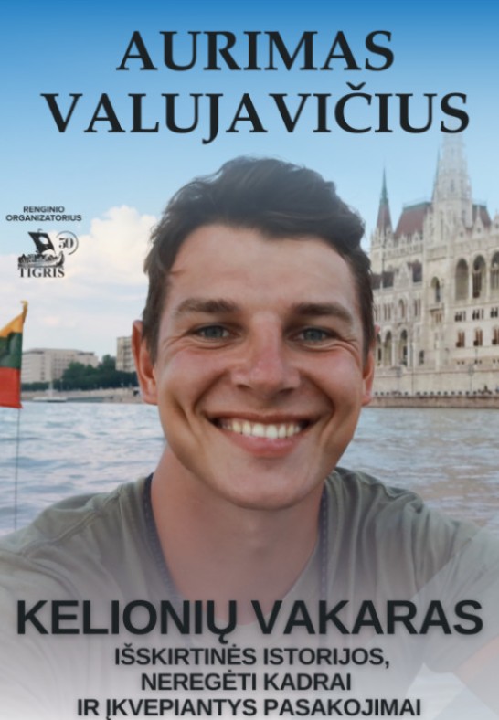 Aurimas Valujavičius. Kelionių vakaras | Vilnius