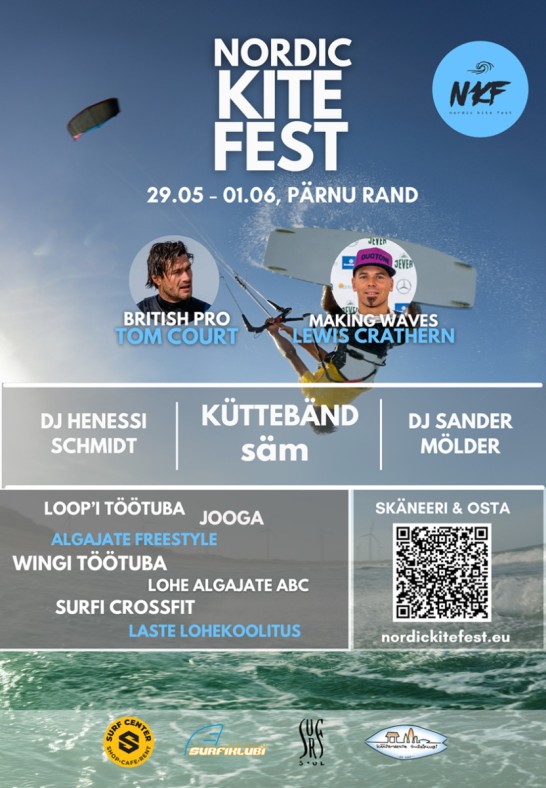 Nordic Kite Fest - Maailmatasemel lohesurfi sündmus Eestis!