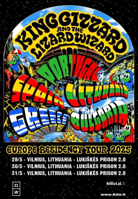 King Gizzard & The Lizard Wizard Residency Tour 2025 Vilnius 2 30