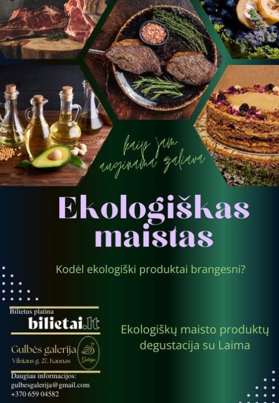 Ekologiškas maistas - maisto degustacija