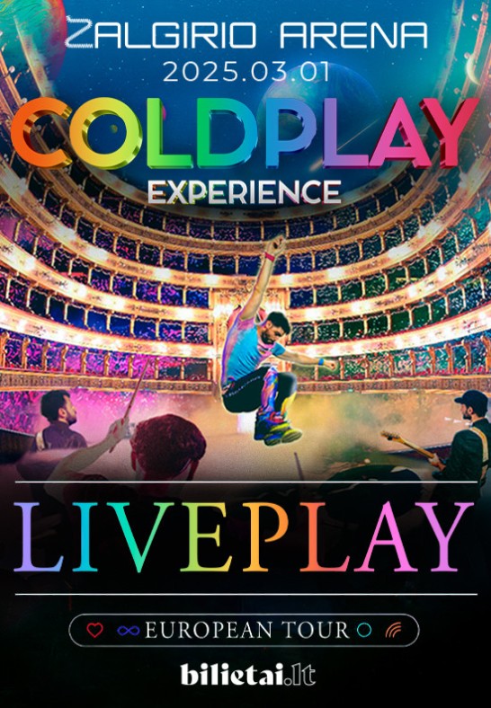 VIP LOŽĖS - Liveplay ''Coldplay Experience'' (Perkeliamas)