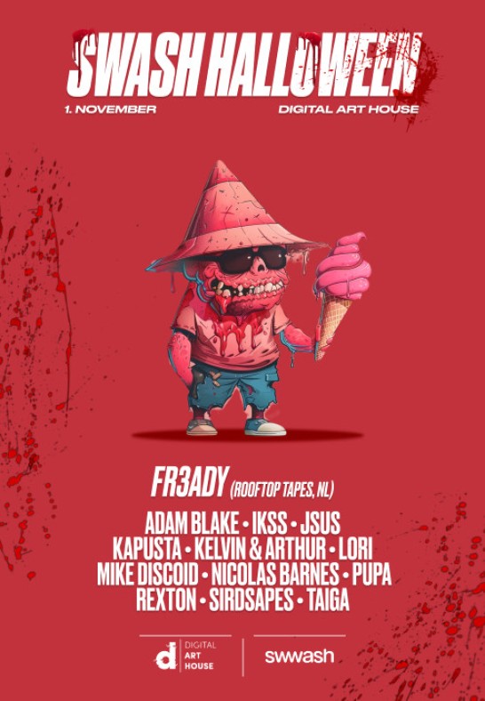 Swash Halloween x FR3ADY at Digital Art House