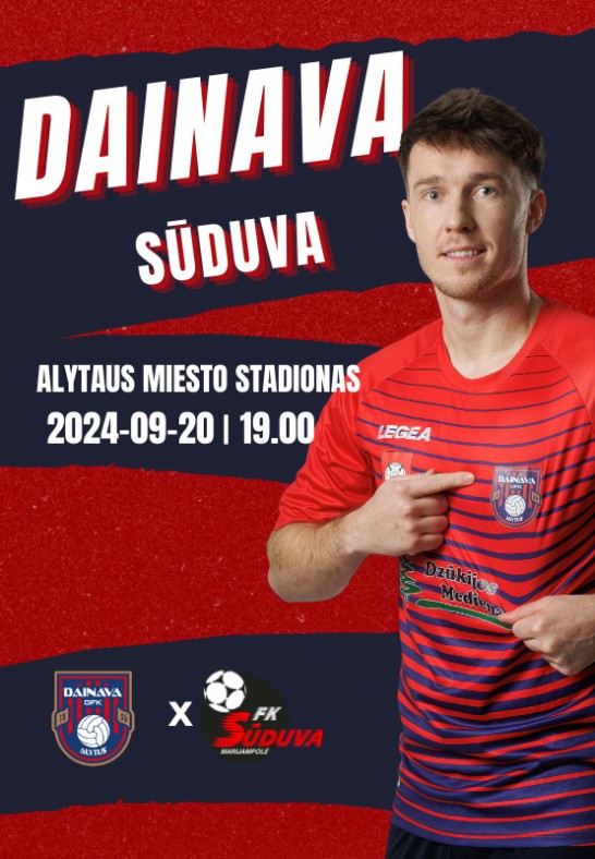 A lyga: FK ''Dainava'' - FK ''Sūduva''