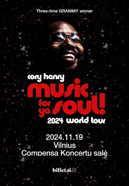 Cory Henry. Music for yo soul. 2024 World Tour