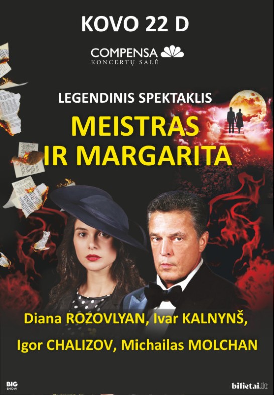 LEGENDINIS SPEKTAKLIS MEISTRAS IR MARGARITA