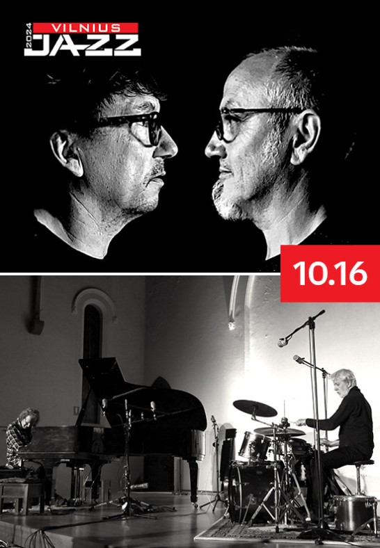 Vilnius Jazz 2024: Vincent Courtois - François Corneloup (FR), Alister Spence - Tony Buck (AUS)