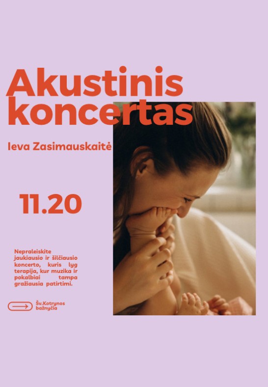 Ieva Zasimauskaitė AKUSTINIS KONCERTAS