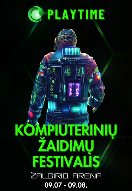 Kompiuterinių žaidimų festivalis ''Playtime 2024''