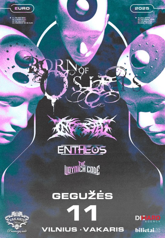 BORN OF OSIRIS - European Tour 2025 with INGESTED, ENTHEOS, THE VOYNICH CODE