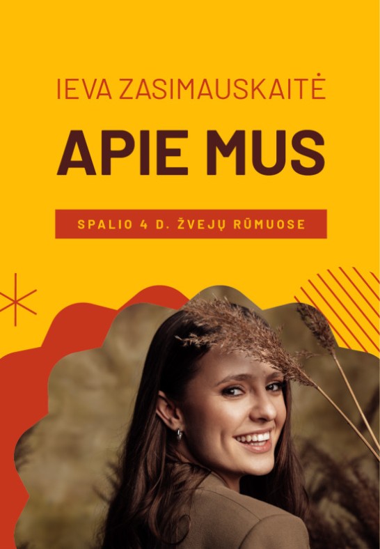 Ieva Zasimauskaitė ''Apie mus'' iš koncertų ciklo ''Saulėti rudens vakarai''