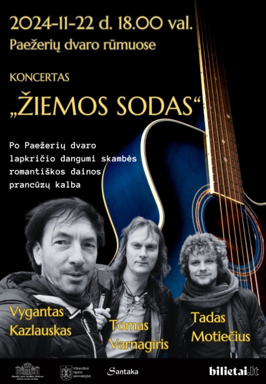 Prancūziškos muzikos vakaras ''Žiemos sodas''