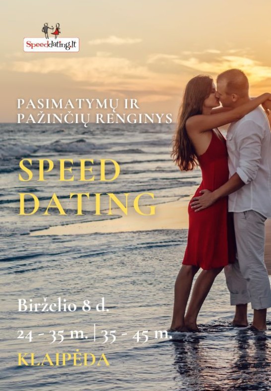 Speed Dating'as (liet. Greitasis pasimatymas). Pažinčių renginys grupei 24-35 m. | Klaipėda