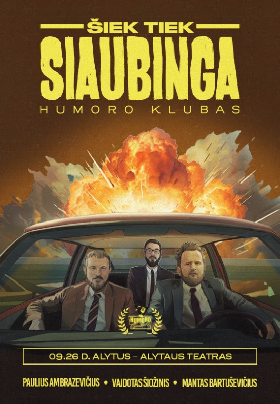 ''Humoro klubas'' Alytuje su programa ''Šiek tiek siaubinga''