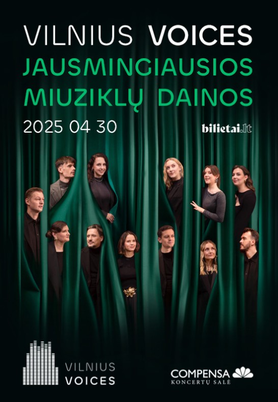 ''VILNIUS VOICES'' | JAUSMINGIAUSIOS MIUZIKLŲ DAINOS