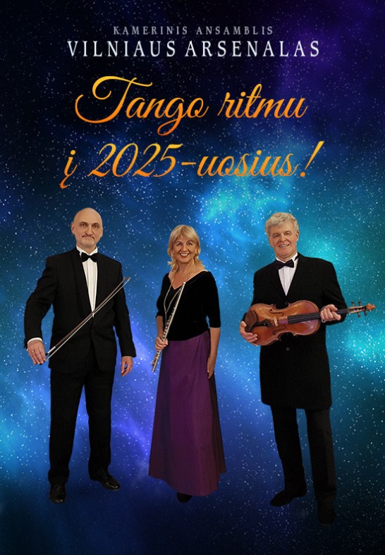 Naujametis koncertas Tango ritmu į 2025-uosius