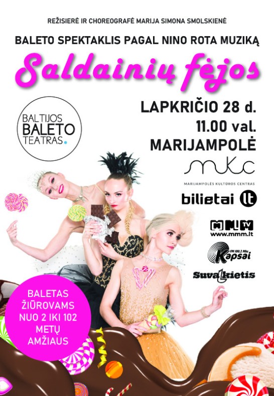 Baletas vaikams ''SALDAINIŲ FĖJOS'' (Marijampolė)