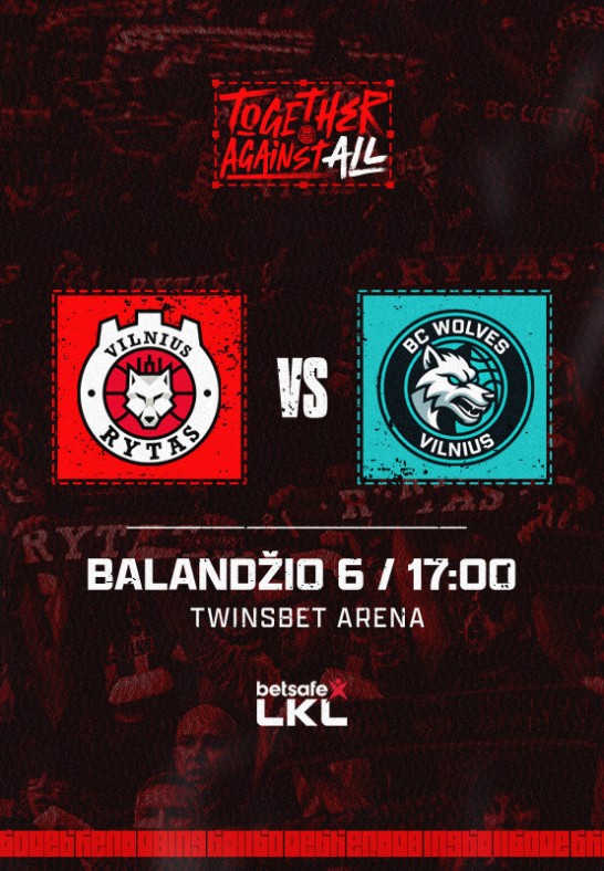 Betsafe-LKL: Vilniaus ''Rytas'' - Vilniaus ''Wolves Twinsbet''