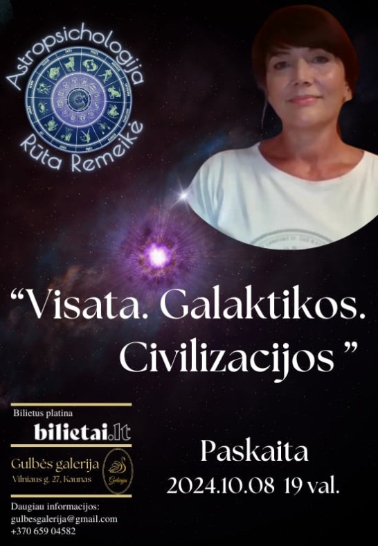 Paskaita ''Visata. Galaktikos. Civilizacijos''