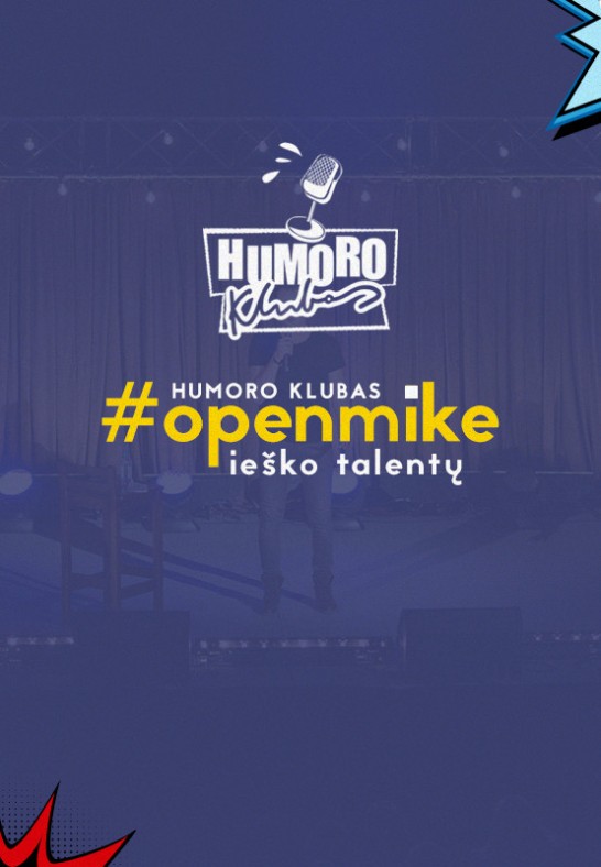 "Humoro klubo" atviras mikrofonas - spalis + John McCombs (US)