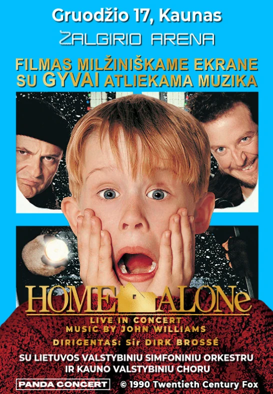 Home Alone Live in Concert su Lietuvos valstybiniu simfoniniu