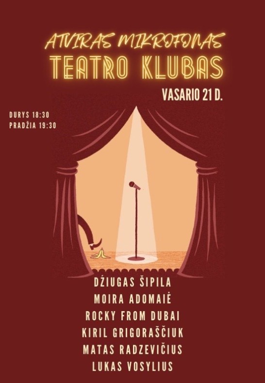 Teatro Klubas - atviras mikrofonas