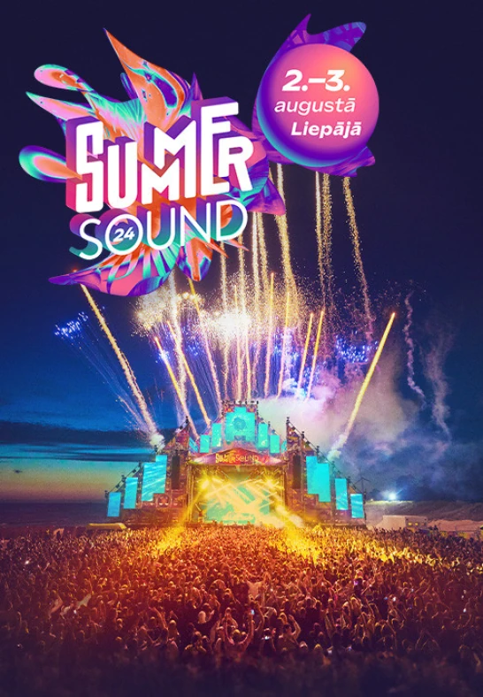 Summer Sound 2024 / 2 day ticket + camping / 02.08.2024 Liepājas