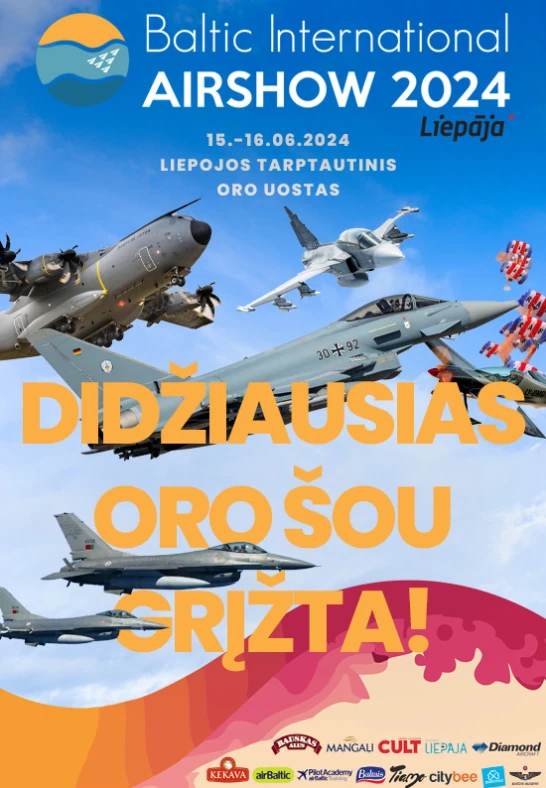 Baltic International Airshow 2024 Bilietai