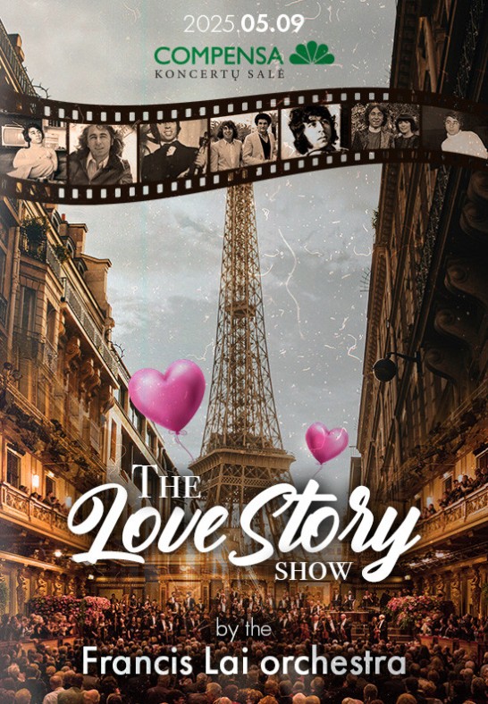 The Love story show su Francis Lai orchestra | Vilnius