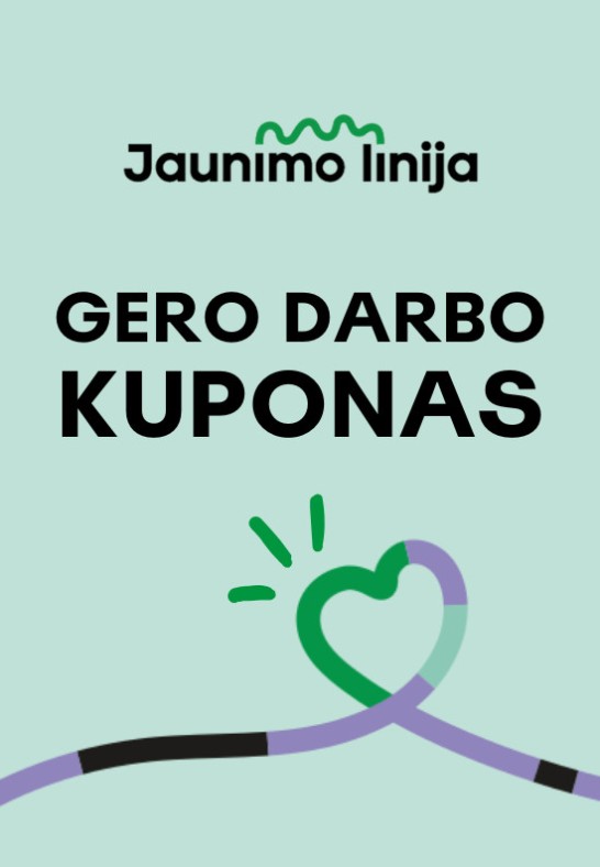 ''Jaunimo linijos'' gero darbo kuponas